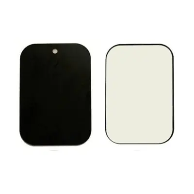 Металлическая пластина для магнитного держателя на телефон, прямоугольная 45х65 мм. (клейкая основа)