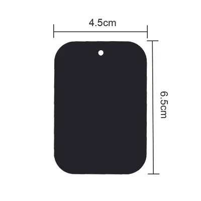 Металлическая пластина для магнитного держателя на телефон, прямоугольная 45х65 мм. (клейкая основа)
