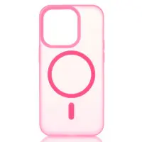 Чехол Накладка Smoky MagSafe iPhone 12/12 Pro Розовая (Rose red) Чехол Накладка Smoky MagSafe iPhone 12/12 Pro Розовая (Rose red)
