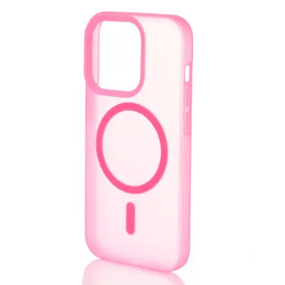 Чохол Накладка Smoky MagSafe iPhone 12/12 Pro Рожева (Rose red) Чохол Накладка Smoky MagSafe iPhone 12/12 Pro Рожева (Rose red)