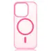 Чохол Накладка Smoky MagSafe iPhone 13/ iPhone 14 Rose red