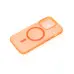 Чехол Накладка Smoky MagSafe iPhone 15 Оранжевая Чехол Накладка Smoky MagSafe iPhone 15 Оранжевая