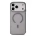 Чехол Накладка Smoky MagSafe iPhone 17 Pro Max Серая