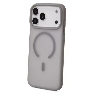 Чехол Накладка Smoky MagSafe iPhone 17 Pro Max Серая Чехол Накладка Smoky MagSafe iPhone 17 Pro Max Серая