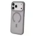 Чехол Накладка Smoky MagSafe iPhone 17 Pro Max Серая Чехол Накладка Smoky MagSafe iPhone 17 Pro Max Серая
