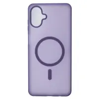 Чохол Накладка Smoky MagSafe Samsung A07 (A075) Темно фіолетова Чохол Накладка Smoky MagSafe Samsung A07 (A075) Темно фіолетова