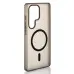 Чохол Накладка Smoky MagSafe Samsung S24 Ultra S928 Чорна Чохол Накладка Smoky MagSafe Samsung S24 Ultra S928 Чорна