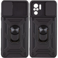 Чохол накладка Serge Ring Camshield Xiaomi Redmi Note 10/ Note 10S Чорна