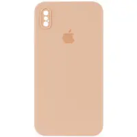 Чехол накладка HC iPhone X Розовый Песок Square Full