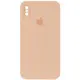 Чехол накладка HC iPhone X Розовый Песок Square Full