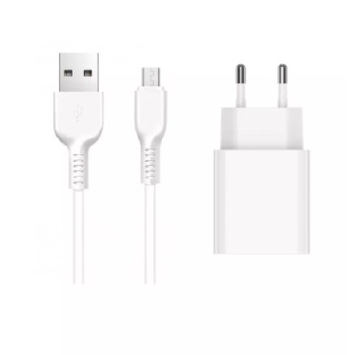 Сетевое зарядное устройство Jellico C5 1USB 2.1A + MicroUsb Белый