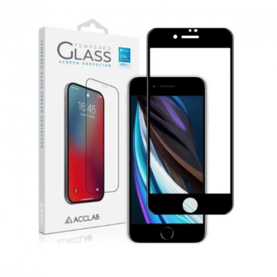 Защитное стекло Acclab 3D iPhone 7+/8+ Чёрное
