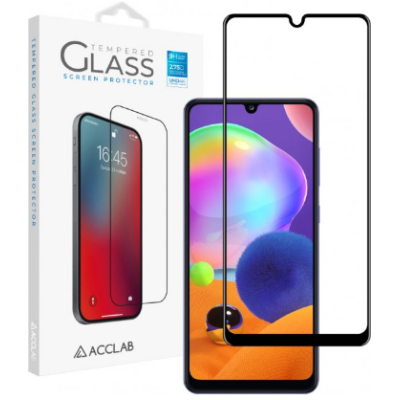 Защитное стекло  Acclab 3D Samsung A315 (A31)/A325 (A32) Чорное