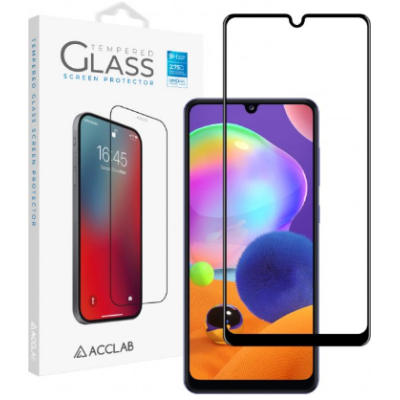 Захисне скло Acclab 3D Samsung AA315 (A31)/A325 (A32) Чорне