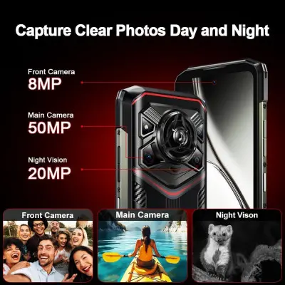 Смартфон Doogee Blade 20 Pro 6/256 Gb Red, Червоний