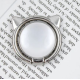 Держатель PopSocket Кольцо Cat Ear Белый/Серебро