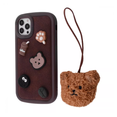 Чохол накладка Cute Toys iPhone 15 Pro Max Коричнева