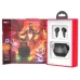 Беспроводные наушники в кейсе с микрофоном сенсорные Hoco Gaming S21 Black, черный