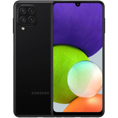 Смартфон Samsung Galaxy A22 4/64GB Black, черный