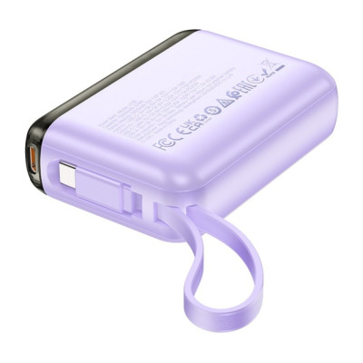 Универсальная мобильная батарея Повербанк Hoco J139 Hero 22.5w 10000mAh Сирень
