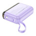 Универсальная мобильная батарея Повербанк Hoco J139 Hero 22.5w 10000mAh Сирень