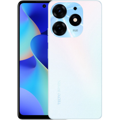 Смартфон TECNO Spark 10 Pro K17 8/256 NFC Pearl White, білий