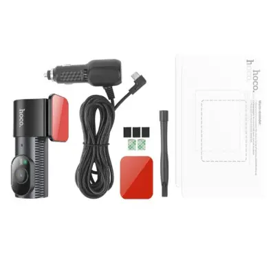 Відеореєстратор HOCO DV7 2K display hidden driving recorder Чорний Відеореєстратор HOCO DV7 2K display hidden driving recorder Чорний
