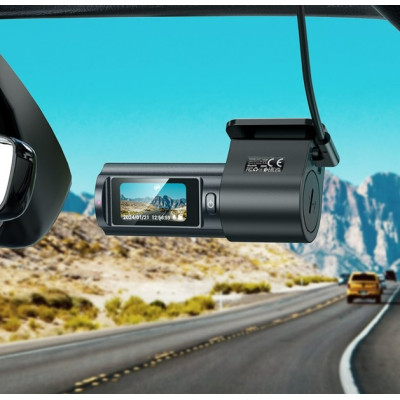 Відеореєстратор HOCO DV7 2K display hidden driving recorder Чорний