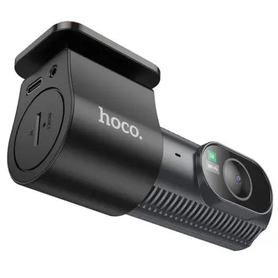 Відеореєстратор HOCO DV8 2K display hidden driving recorder(With Rear camera)Чорний