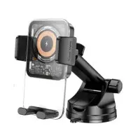 Автотримач Borofone BH210 з БЗП 15W Black Чорний Автотримач Borofone BH210 з БЗП 15W Black Чорний