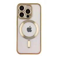 Чехол Накладка Metal Matte MagSafe iPhone 13 Pro Max Золотая