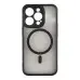 Чехол накладка Anti drop Camera MagSafe iPhone 14 Pro Черная