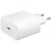 Мережевий зарядний пристрій Samsung 45W + Кабель Type-C White, Білий