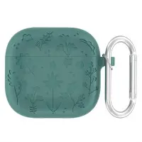 Чохол для навушників AirPods 4 Flower Темно зелена Чохол для навушників AirPods 4 Flower Темно зелена