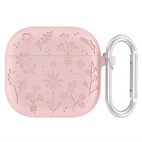 Чохол для навушників AirPods 4 Flower Рожева Чохол для навушників AirPods 4 Flower Рожева