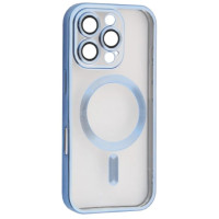 Чохол накладка Metal Matte MagSafe  iPhone 16 Pro Бузок