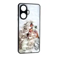 Чохол накладка Prisma Ladies Realme C55 Дівчина з Телефоном