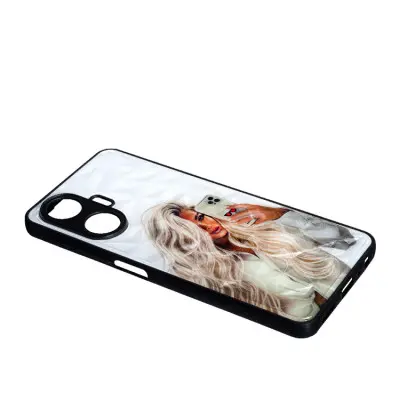Чехол накладка Prisma Ladies Realme C55 Девушка с телефоном