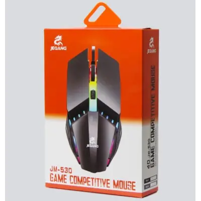 Проводная Мышь USB Jeqang JM-530 Black, Чёрный