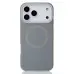 ЧехольНакладка Liquid MagSafe iPhone 17 Pro Серая (Stone Gray)