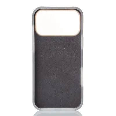 ЧехольНакладка Liquid MagSafe iPhone 17 Pro Серая (Stone Gray)