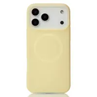 Чехоол Накладка Liquid MagSafe iPhone 17 Pro/18 Pro Желтая Sunglow Чехоол Накладка Liquid MagSafe iPhone 17 Pro/18 Pro Желтая Sunglow