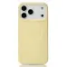 Чехоол Накладка Liquid MagSafe iPhone 17 Pro/18 Pro Желтая Sunglow