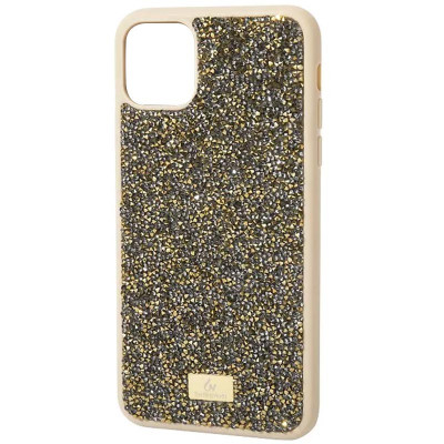 Чехол накладка Bling World Rock iPhone 15 Pro Max Золотая