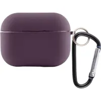 Чохол для навушників AirPods Pro Microfiber Фіолетовий/ Elderberry