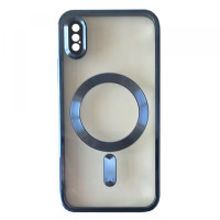 Чехол накладка Shining Camera MagSafe iPhone XR Синяя Чехол накладка Shining Camera MagSafe iPhone XR Синяя
