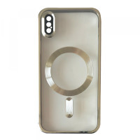 Чохол накладка Shining Camera MagSafe iPhone XR Срібна