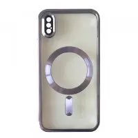 Чехол накладка Shining Camera MagSafe iPhone X Глицин