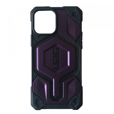 Чехол накладка UAG Monarch Carbon MagSafe iPhone 14 Pro Темно-фиолетовая