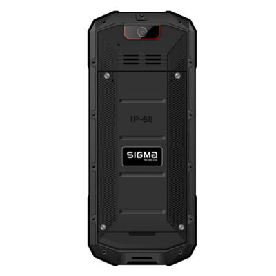 Мобільний телефон Sigma X-treme PA68 Black/Red, червоно-чорний